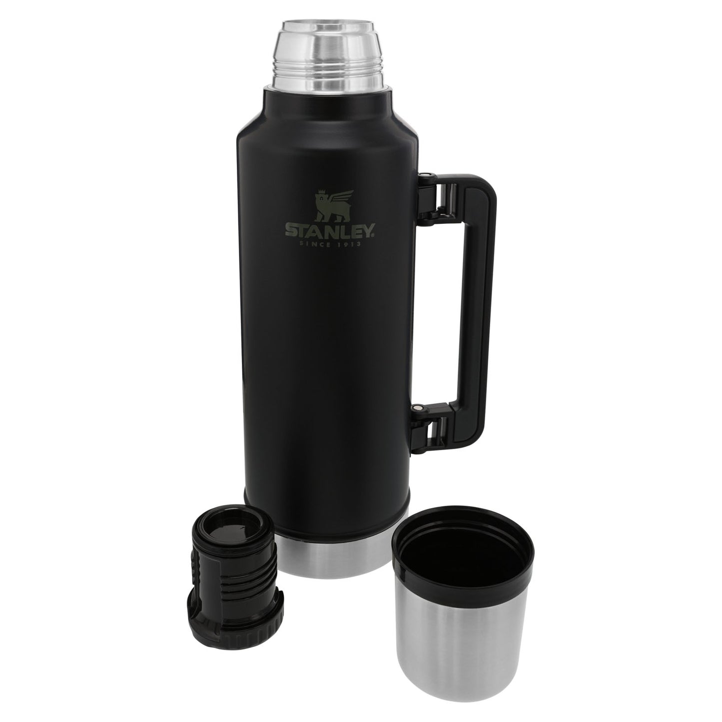 Classic Legendary Bottle, 1.9 lt, Matte Black Pebble