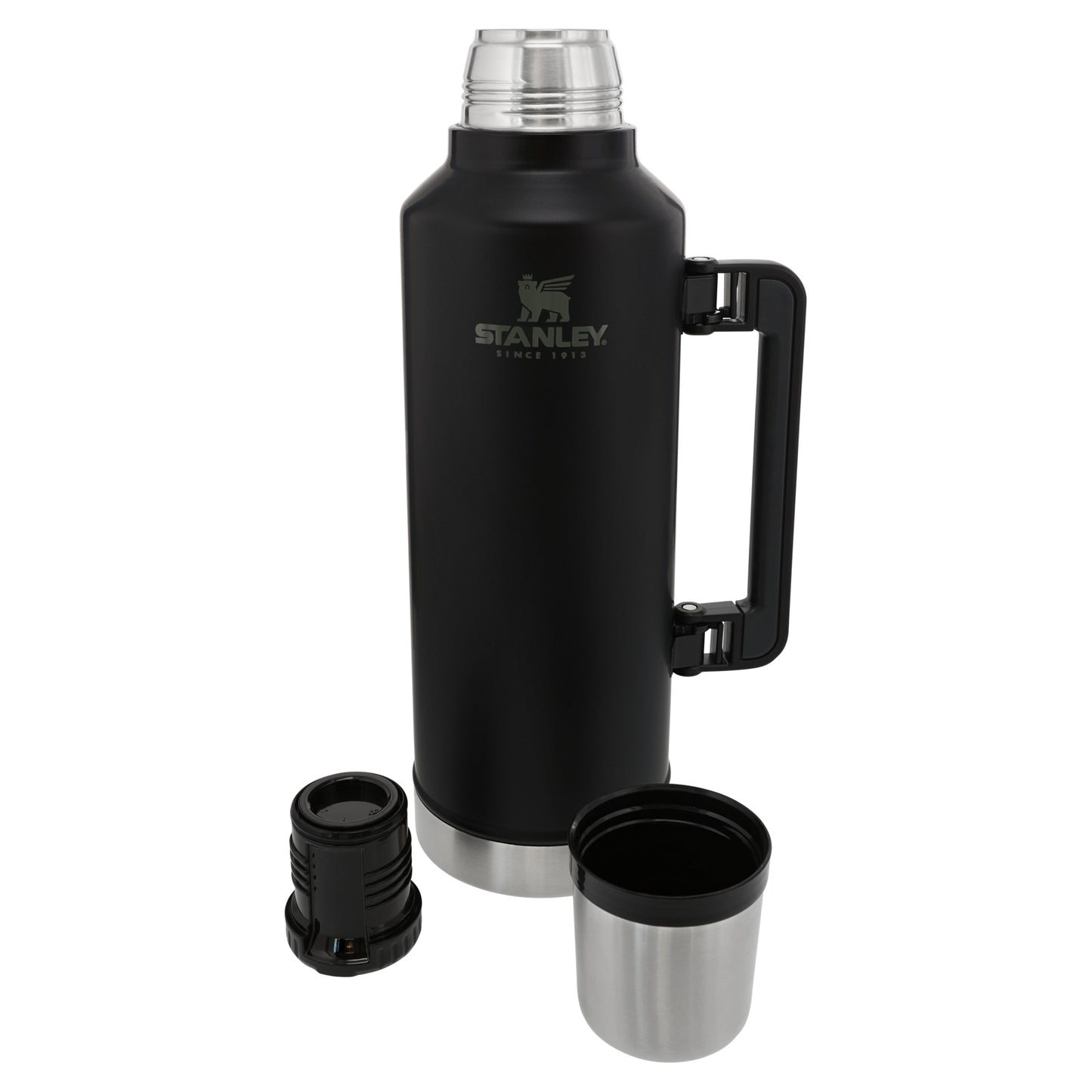 Classic Legendary Bottle, 2.3 lt, Matte Black Pebble