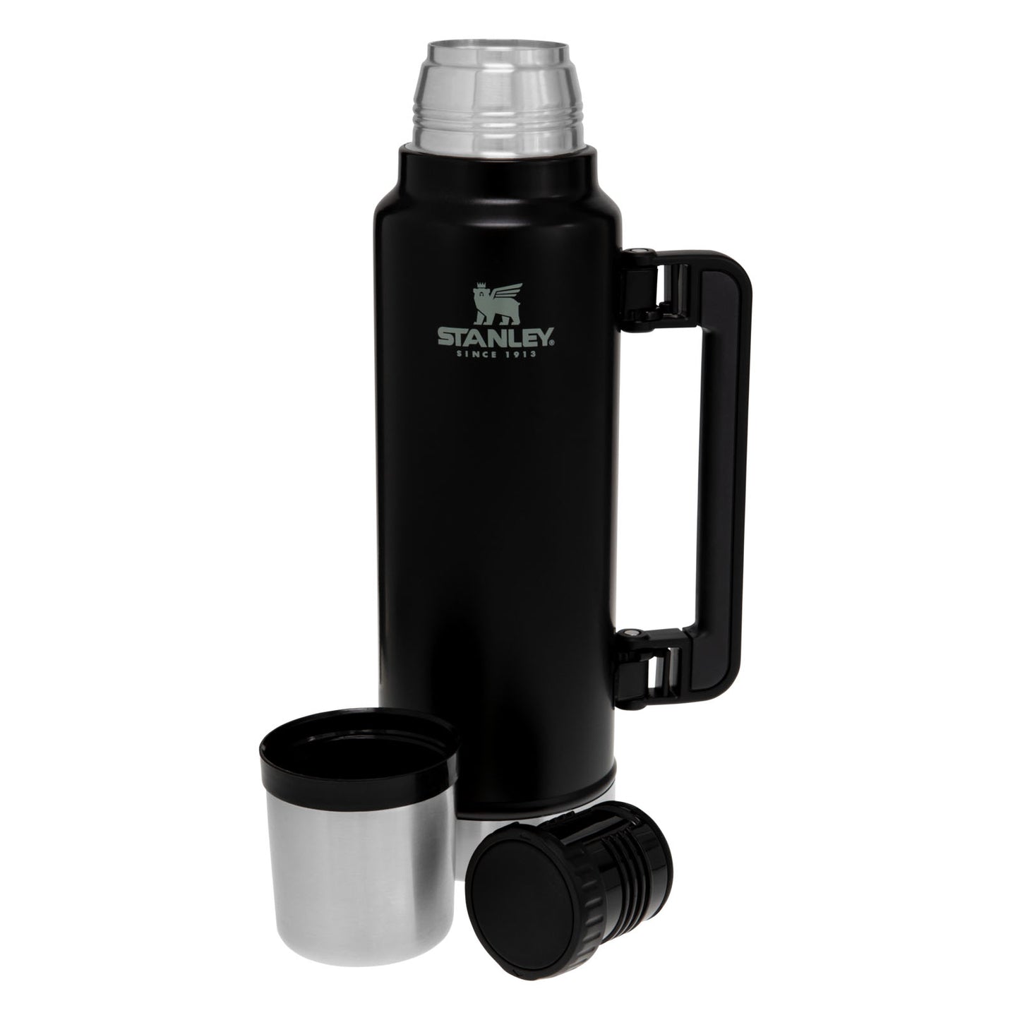 Classic Legendary Bottle, 1.4 lt, Matte Black Pebble