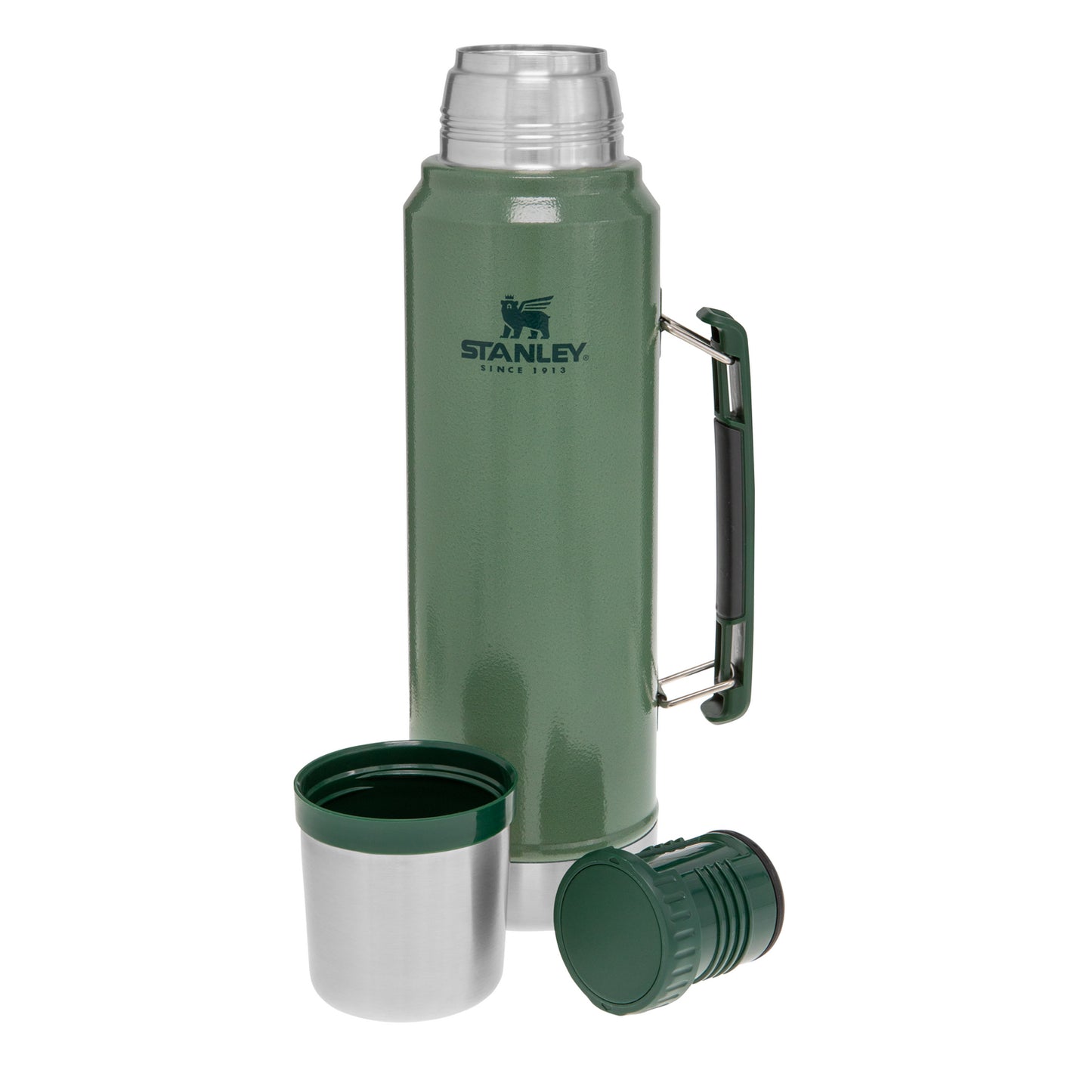 Classic Legendary Bottle, 1 lt, Hammertone Green