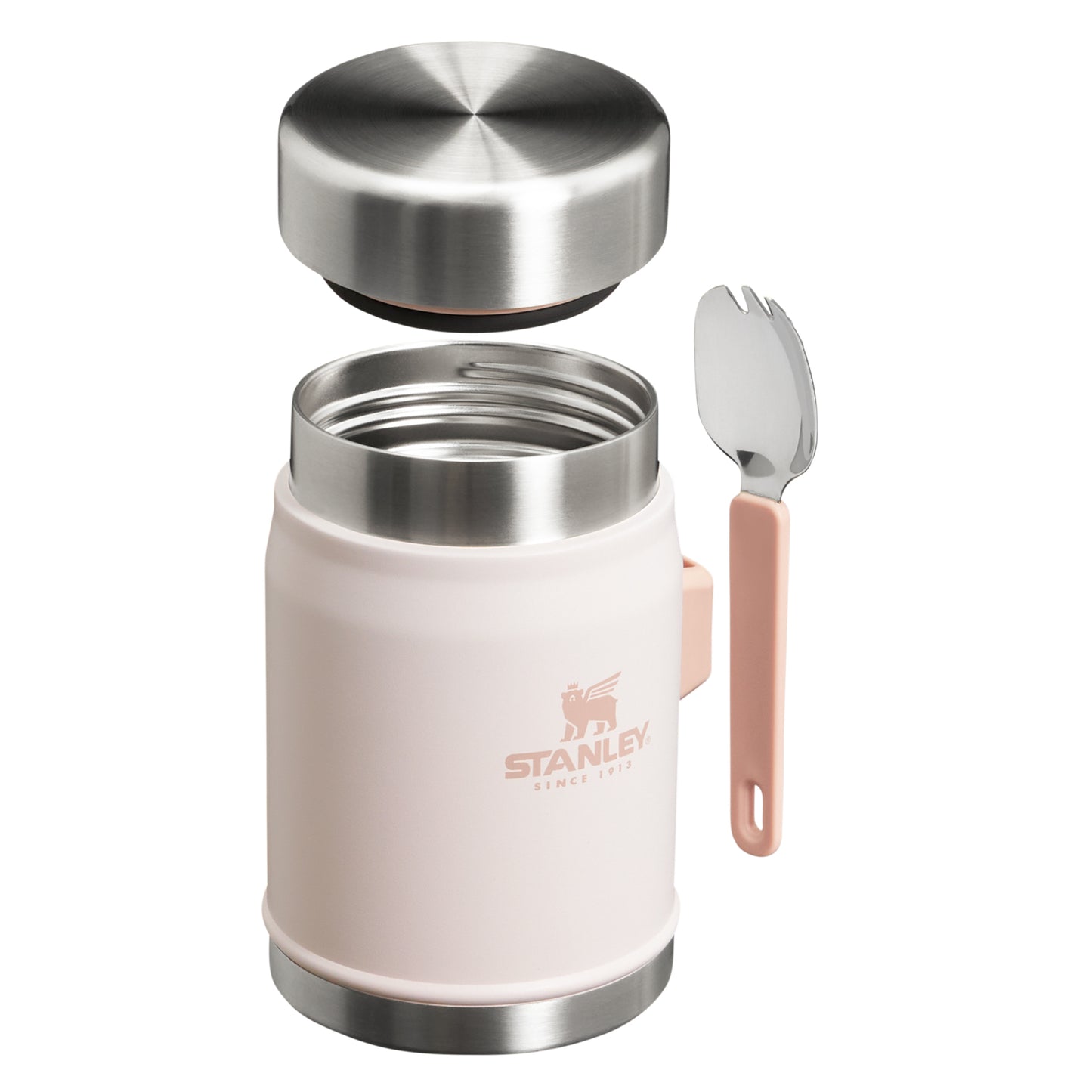 Classic Legendary Food Jar + Spork, 0.4 lt, Rose Quartz