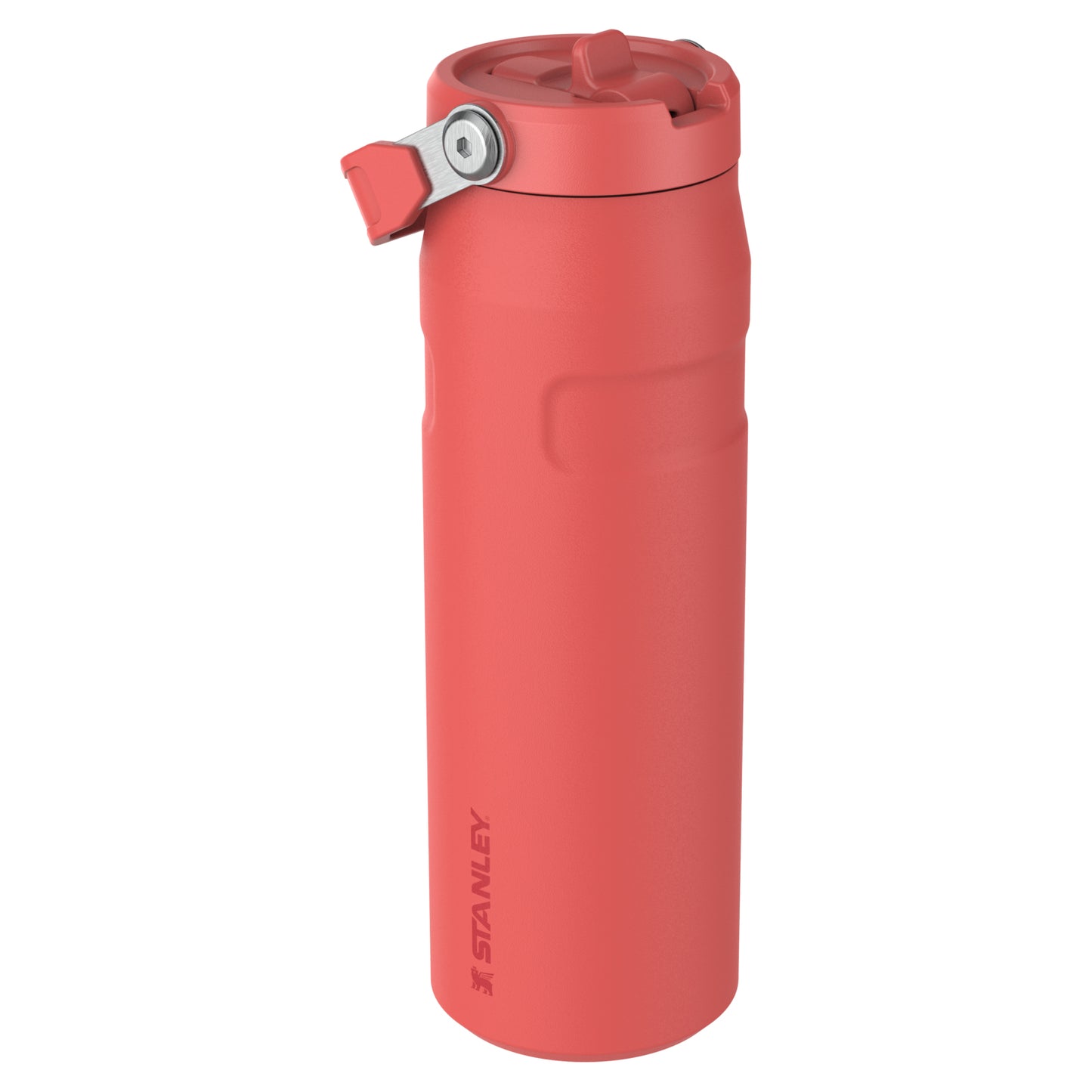 The IceFlow Bottle Flip Straw 2.0, 709 ml, Hot Coral