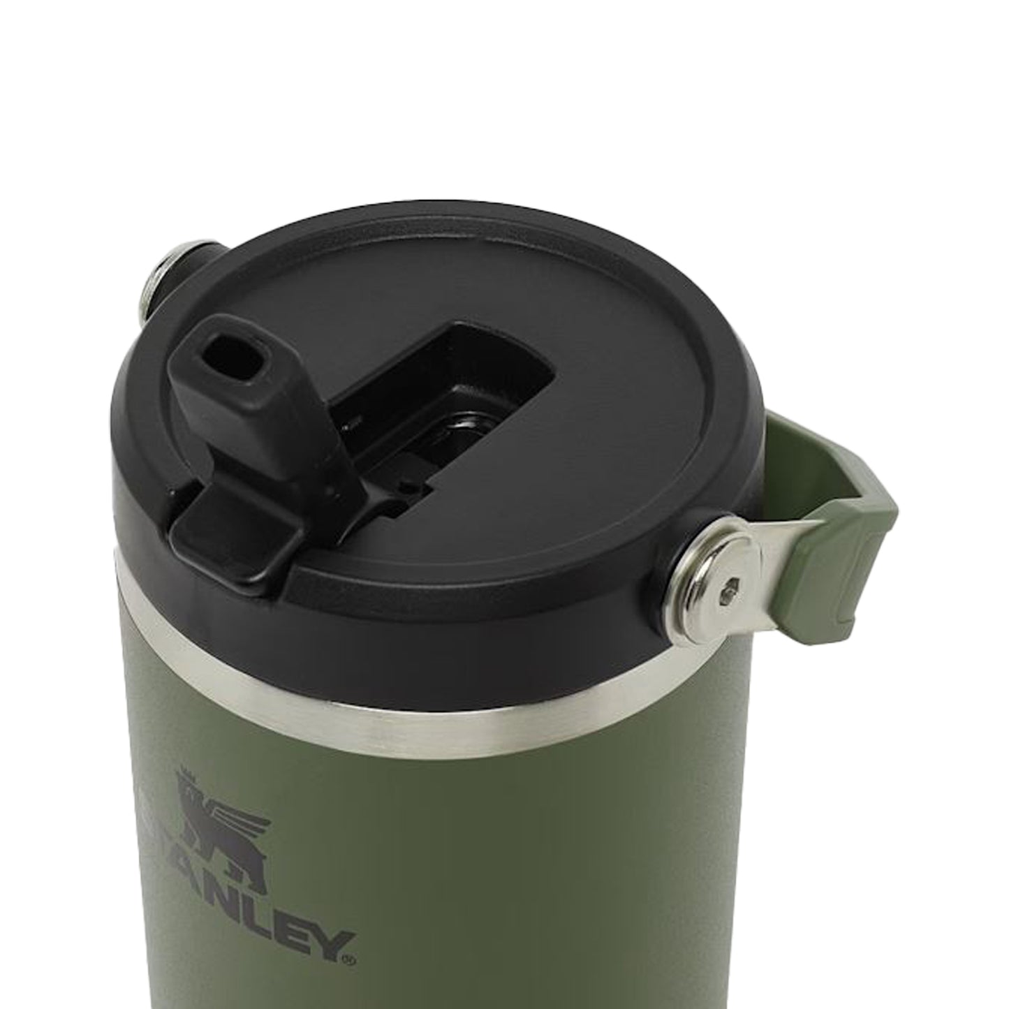 IceFlow Flip Straw Tumbler, 890 ml, Dried Pine