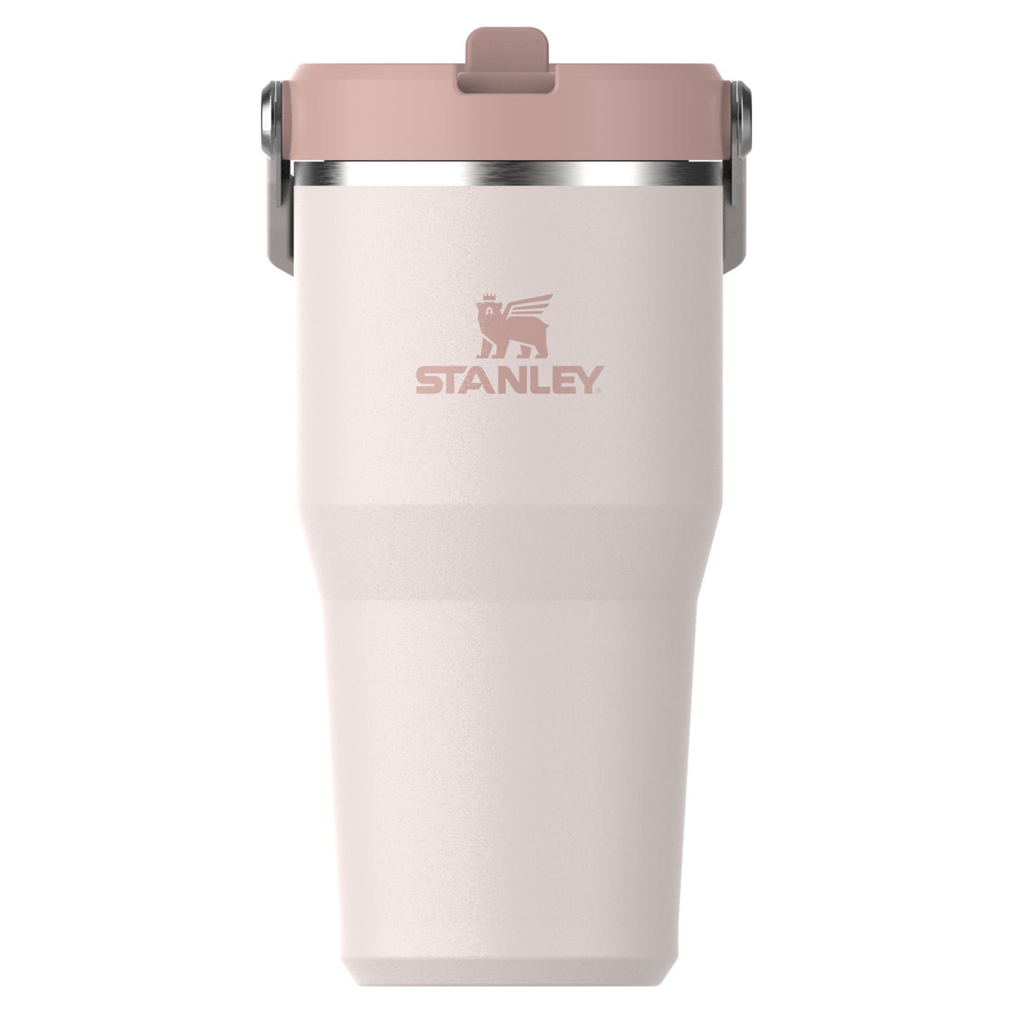 IceFlow Flip Straw Tumbler, 591 ml, Rose Quartz