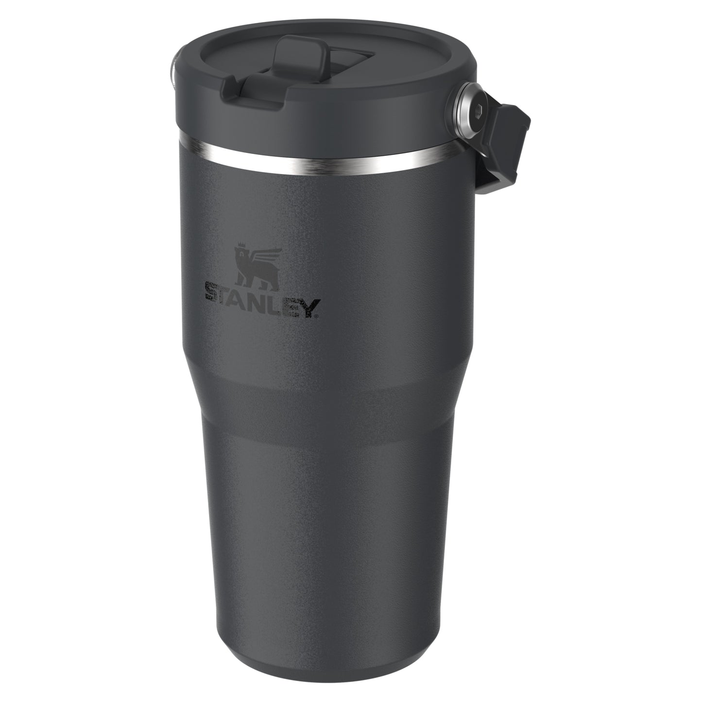 IceFlow Flip Straw Tumbler, 591 ml, Black 2.0