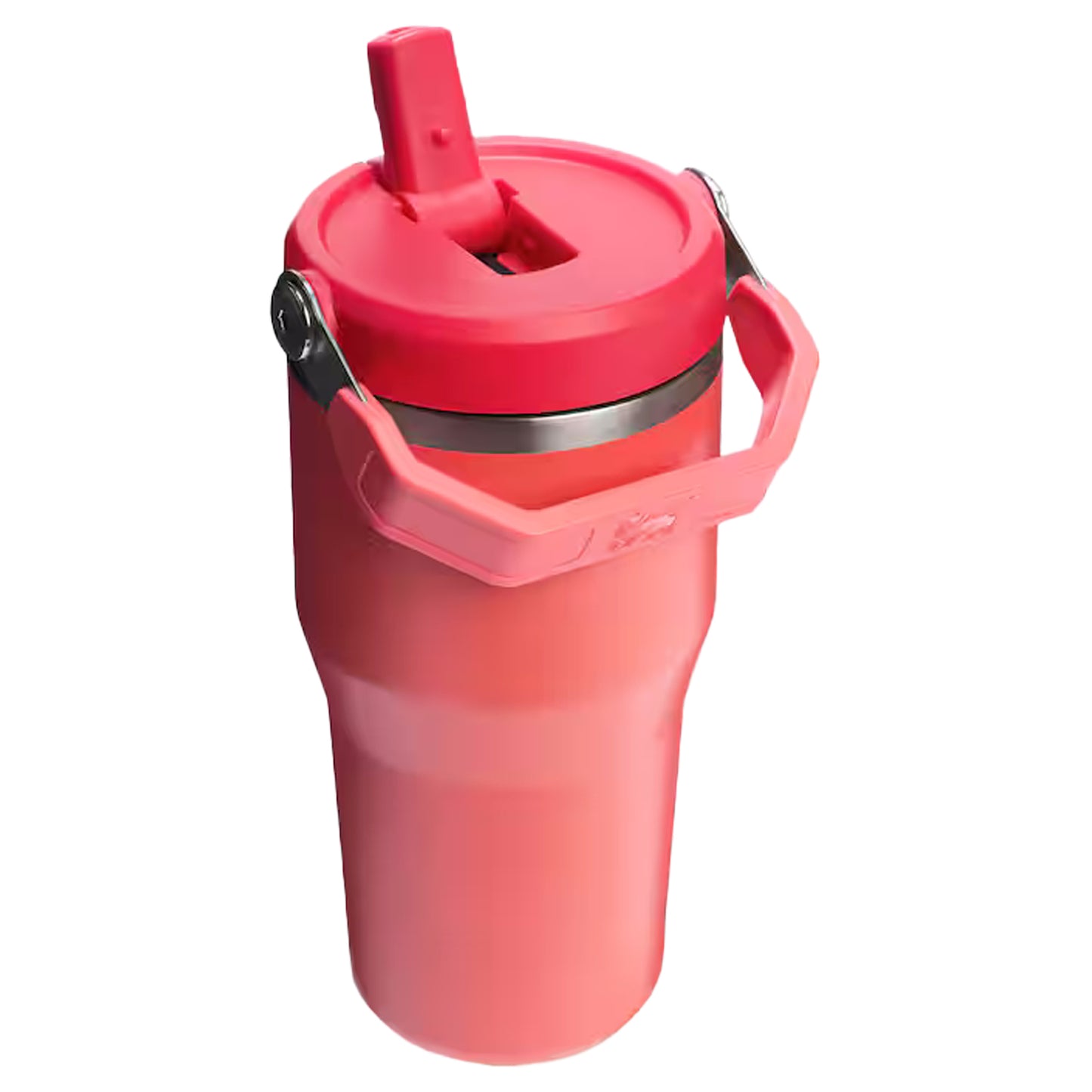 IceFlow Flip Straw Tumbler, 591 ml, Hot Coral