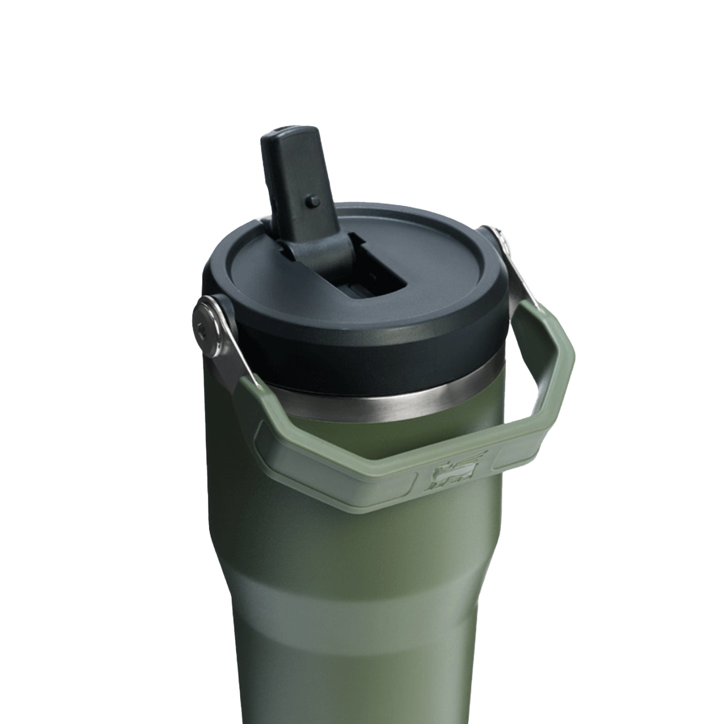 IceFlow Flip Straw Tumbler, 591 ml, Dried Pine