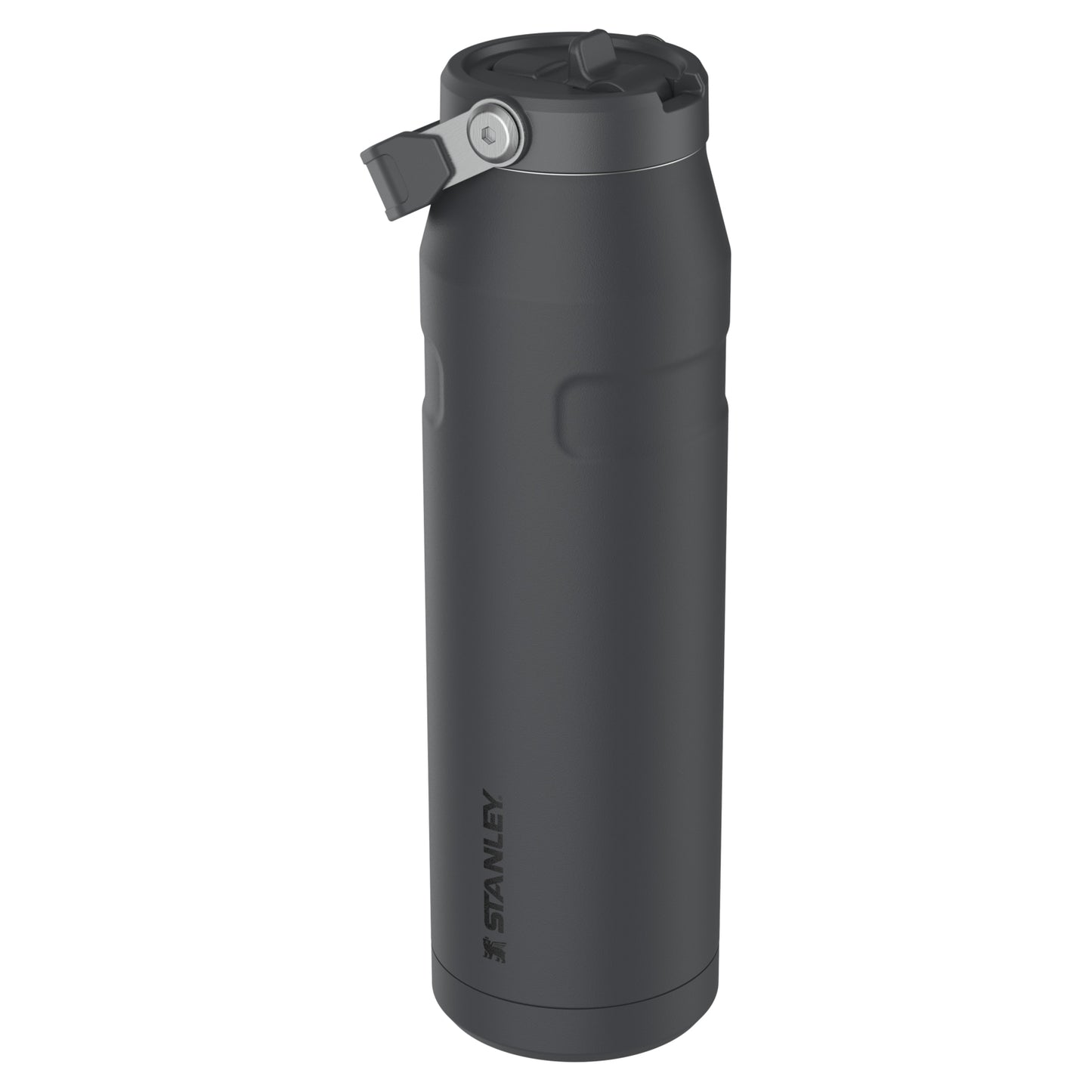 The IceFlow Bottle Flip Straw 2.0, 1.06 lt, Black 2.0