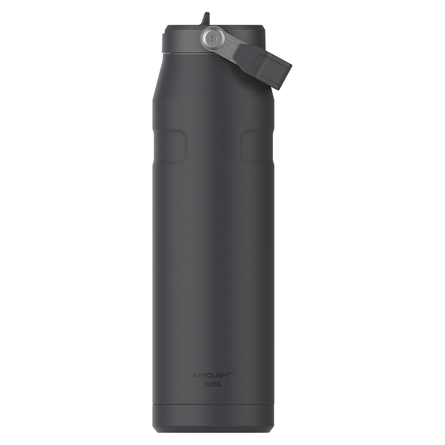 The IceFlow Bottle Flip Straw 2.0, 1.06 lt, Black 2.0