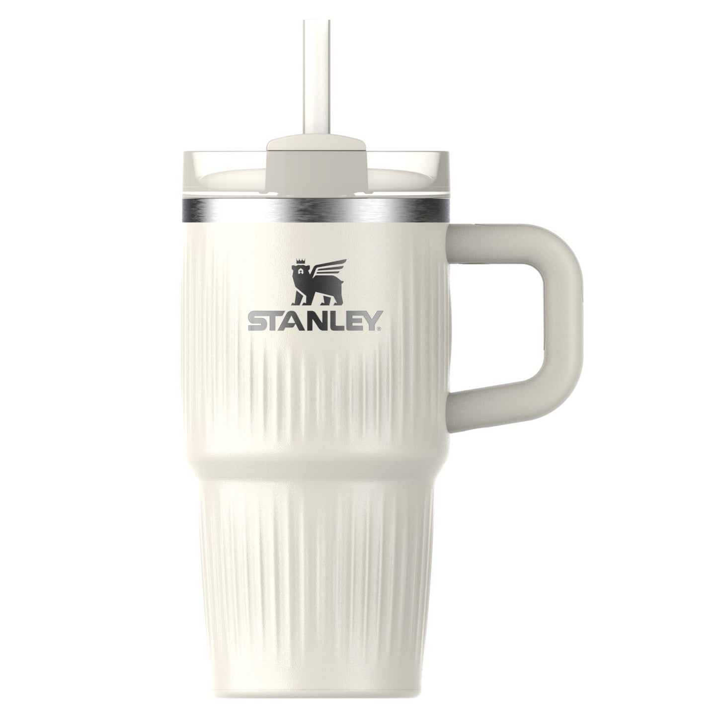 Stanley Quencher H2.O Fluted Tumbler, 591 ml, Cream Gloss