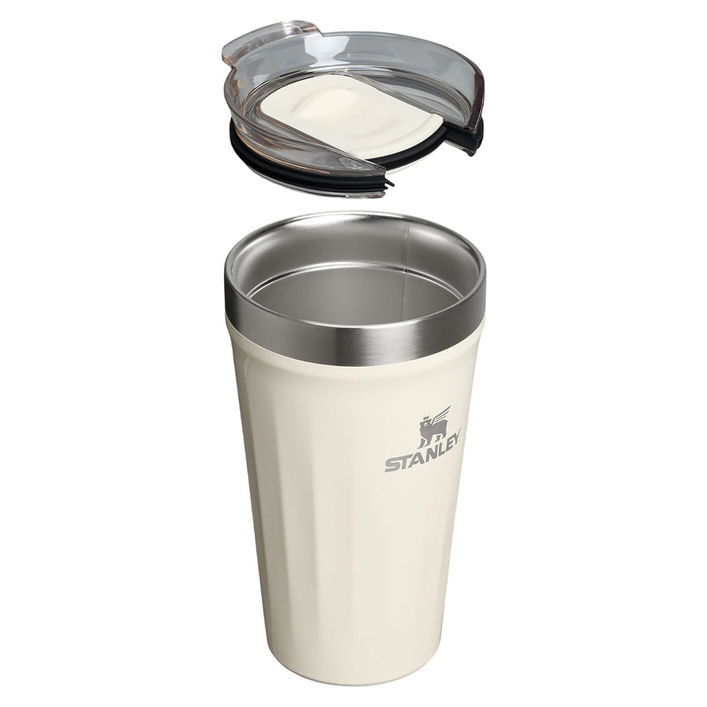 The Textured Everyday Tumbler, 470 ml, Cream Gloss