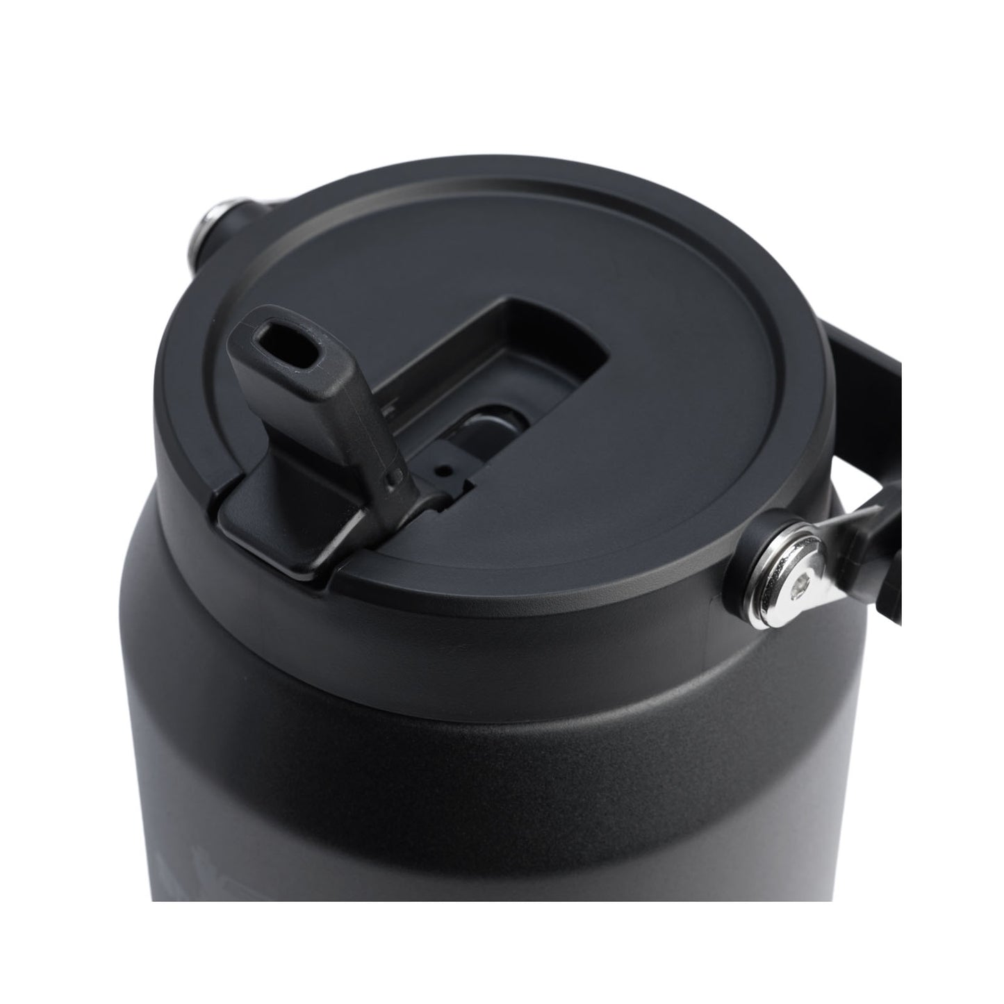 The IceFlow Flip Straw 2.0 Jug, 1.9 lt, Black 2.0