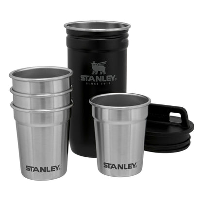 Stanley Adventure Nesting Shot Glass Set, Matte Black Pebble