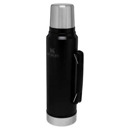 Classic Legendary Bottle, 1 lt, Matte Black Pebble