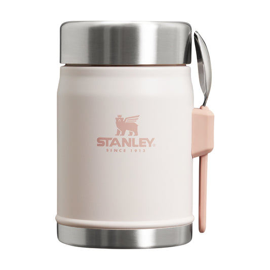 Stanley Classic Legendary Food Jar + Spork, 0.4 lt, Rose Quartz