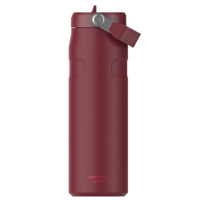 The IceFlow Bottle Flip Straw 2.0, 709 ml, Cranberry