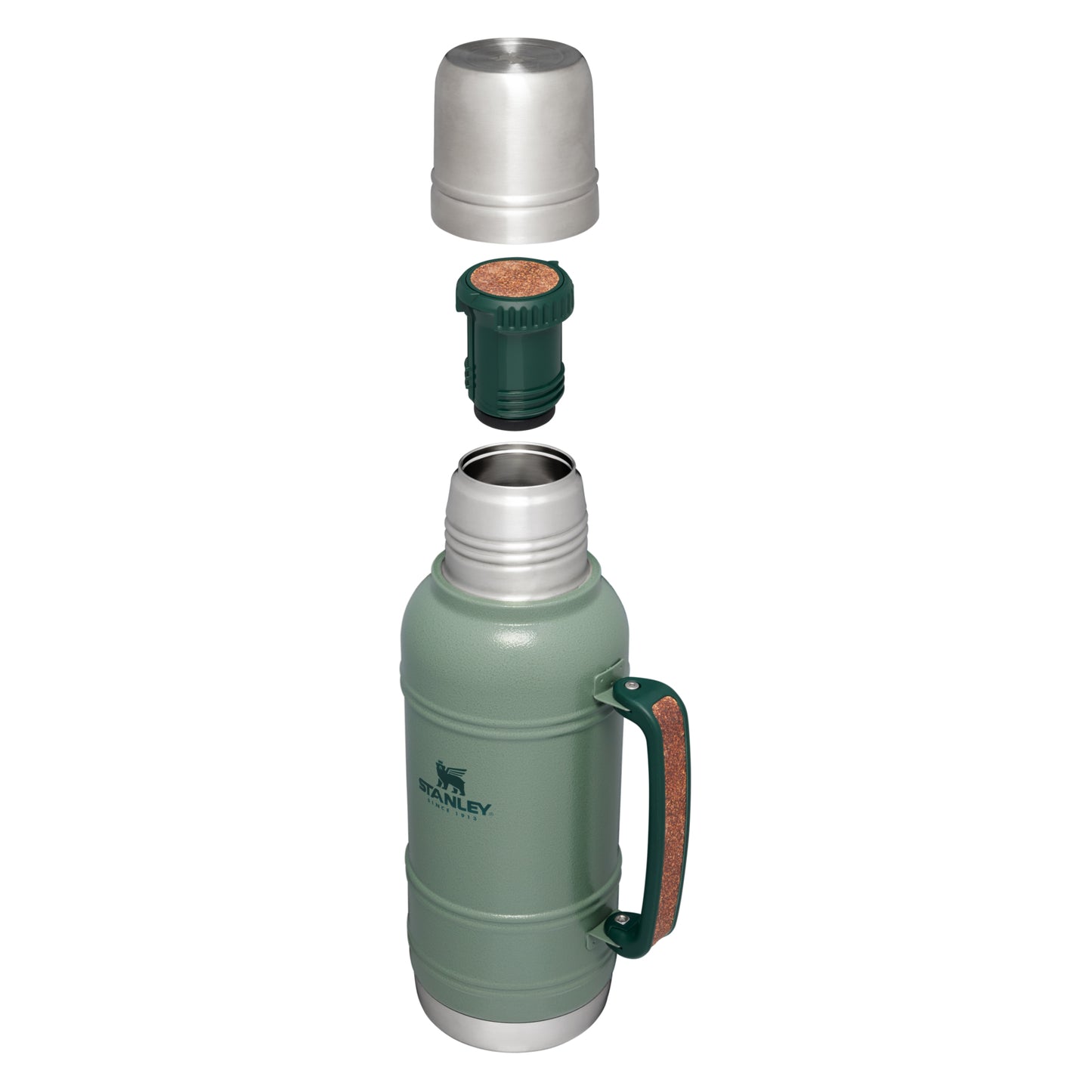 The Artisan Thermal Bottle, 1.4 lt, Hammertone Green