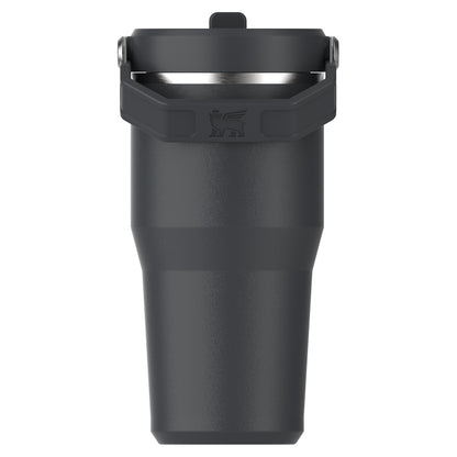 IceFlow Flip Straw Tumbler, 591 ml, Black 2.0