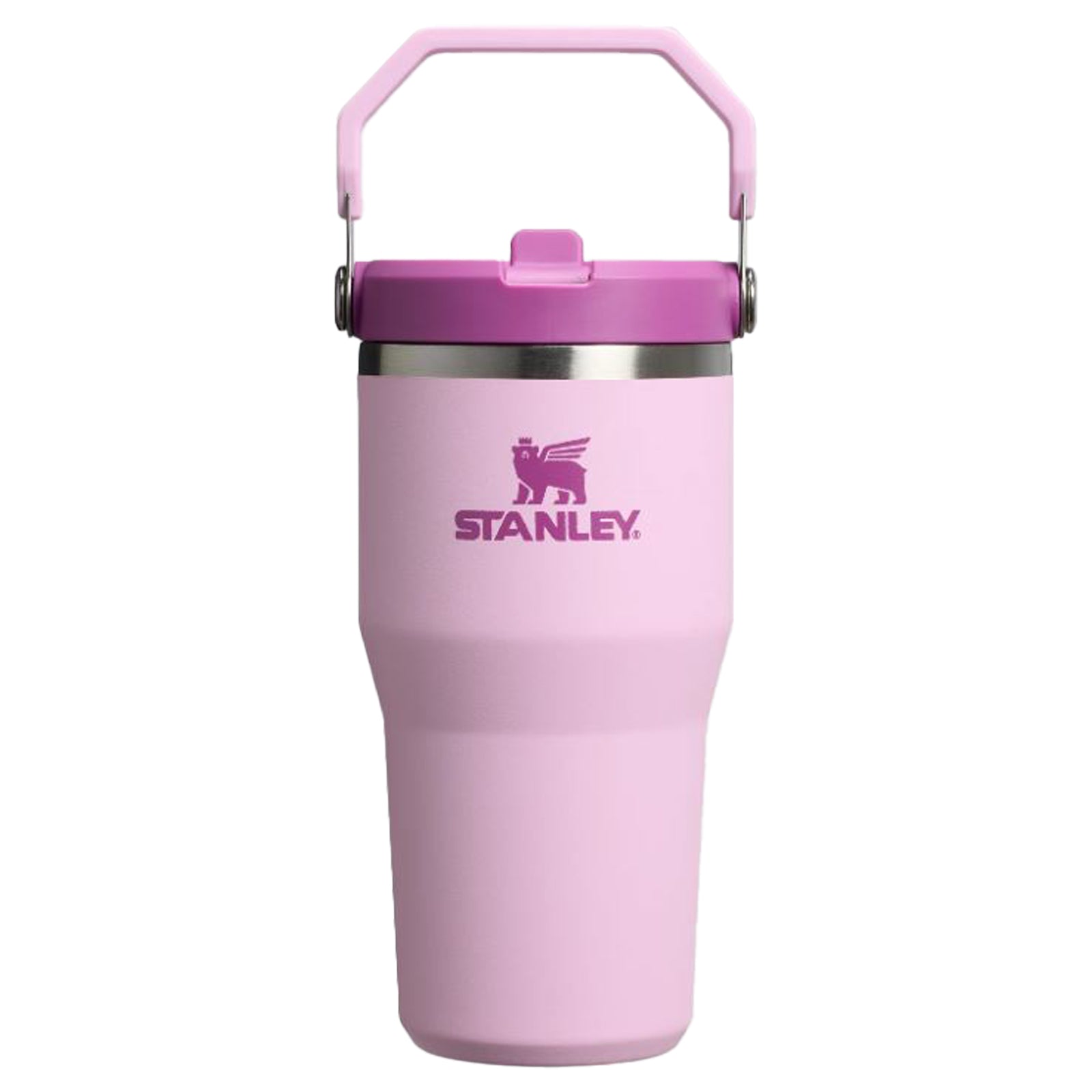 Stanley IceFlow Flip Straw Tumbler, 591 ml, Cherry Blossom