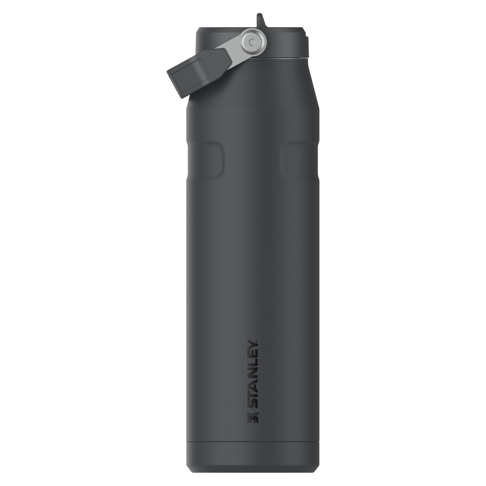 The IceFlow Bottle Flip Straw 2.0, 1.06 lt, Black 2.0