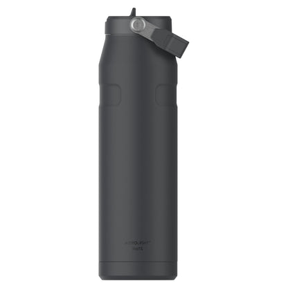 The IceFlow Bottle Flip Straw 2.0, 1.06 lt, Black 2.0