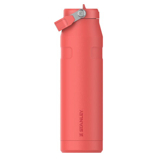 The IceFlow Bottle Flip Straw 2.0, 1.06 lt, Hot Coral