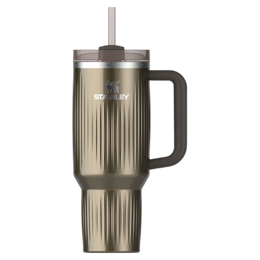 Stanley Quencher H2.O Fluted Tumbler, 1.180 ml, Gunmetal Shine