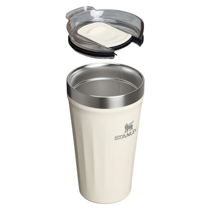 The Textured Everyday Tumbler, 470 ml, Cream Gloss