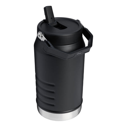 The IceFlow Flip Straw 2.0 Jug, 1.9 lt, Black 2.0
