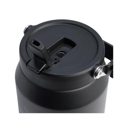 The IceFlow Flip Straw 2.0 Jug, 1.9 lt, Black 2.0