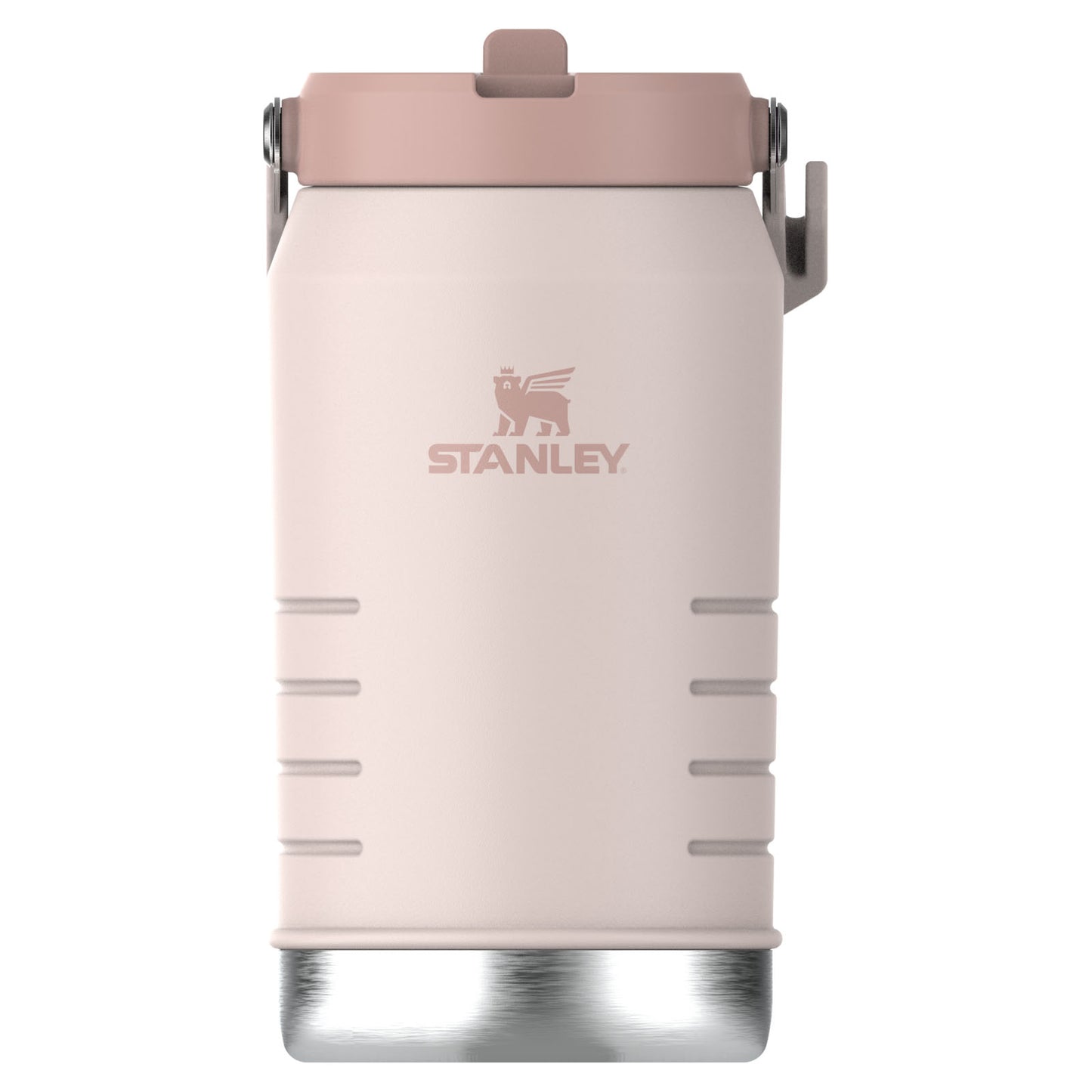 The IceFlow Flip Straw 2.0 Jug, 1.9 lt, Rose Quartz