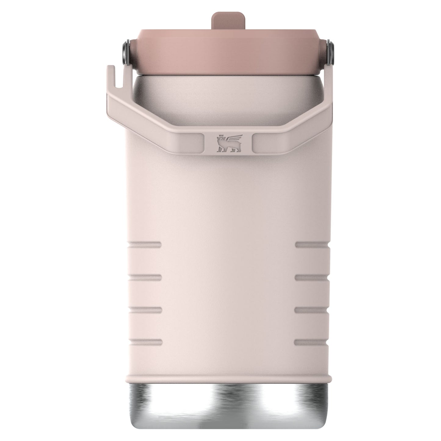 The IceFlow Flip Straw 2.0 Jug, 1.9 lt, Rose Quartz